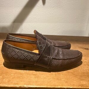 Gucci black leather Men's Slip-On Loafers